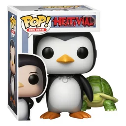 funko pop heavy metal penguin  with turtle