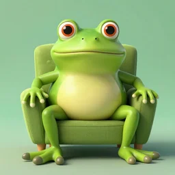 portrait of a froggy chair