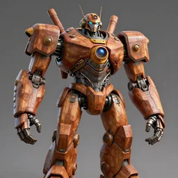 giant wooden mecha, octane render, 3 d pixar disney digital cgi rtx hdr painting, highly detailed, artstation cgsociety masterpiece, by syd mead, greg rutkowski, wlop, artger