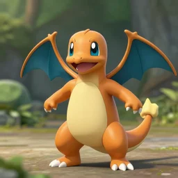 real life charmander, realistic, animal photography, photoshop image manipulation, unstylized