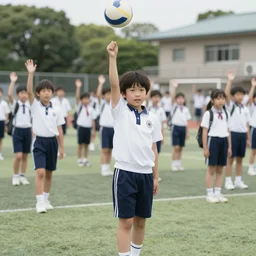 90's Photo, Sports Day at an elementary school in Japan.