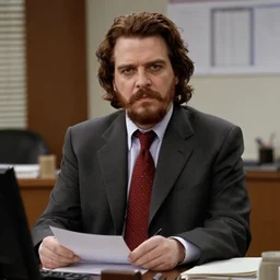 stalin as The Office tv show character