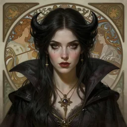 a beautiful necromancer woman, fantasy, sharp focus, intricate, elegant, digital painting, artstation, matte, highly detailed, concept art, illustration, ambient lighting, art by ilya kuvshinov, artgerm, Alphonse mucha, and Greg Rutkowski