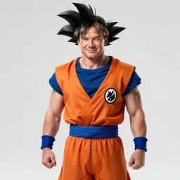 gordon ramsey wearing goku costume