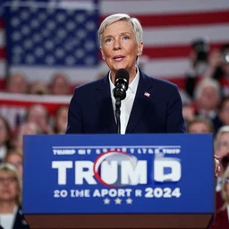 ruth bader at a trump rally
