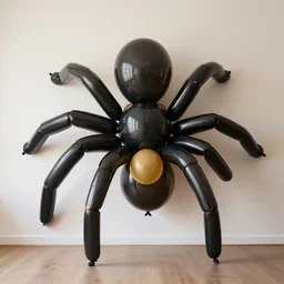cellar spider made out of balloons