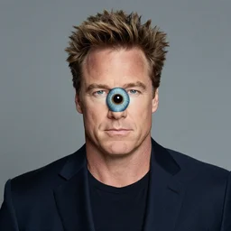 conan o'brien with a third eye, by john blanche