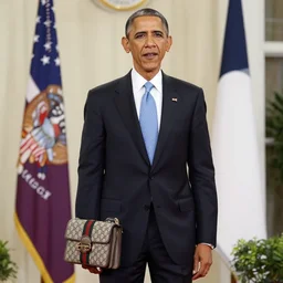 Obama wearing gucci