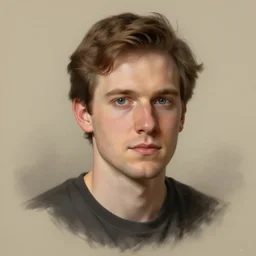 Thomas Doherty, detailed matte painting portrait