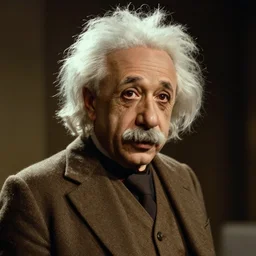 Albert Einstein in a scene from Star Trek the original series