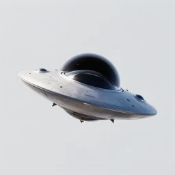 spaceship ufo enters a blackhole, sci-fi art