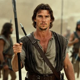 film still of Christian Bale as Judah Ben-Hur in Ben Hur 1959