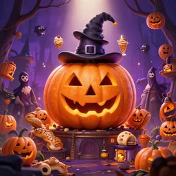 epic professional digital art of 🎃 🆕 🕕 🌯, best on artstation, breathtaking, epic, stunning, gorgeous, much detail, much wow, cgsociety, wlop, pixiv, behance, deviantart, masterpiece, UHD, 8K