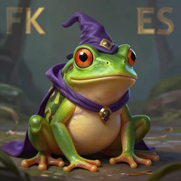 A professional portrait of a frog wizard, painted in the style Arcane, 4k, traditional art, trending on deviantart, highly detailed, full body shot, wide depth of field, professional lighting, airbrush