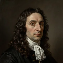 Max Headrum in 18th century painting style, gothic, portrait, realistic face, photo, 8K, detailed, realistic, high quality, high resolution, 1759