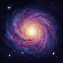 detailed vector art galaxy public domain