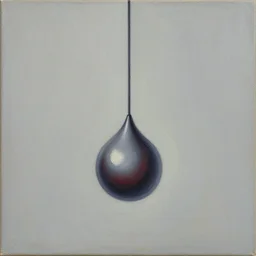 surrealist pendulum art, oil paint on canvas
