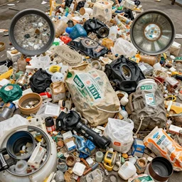 visual exploration of general trash, by john jun suh, award - winning, highly detailed, different lenses