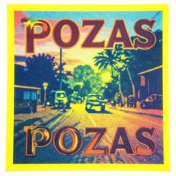 detailed grainy risograph, las pozas, low angle, vivid colors, vintage, full yellow border color!!!, nvidia geforce rtx 3 0 9 0 ti directx 1 2. 0 0 rendered, 6 0 0 mm, 8 k, magazine cut out collage, marker outlines.