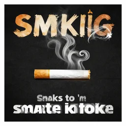 an awareness poster about smoking