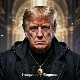 photograph of donald trump as a necromancer from dungeons and dragons, fantasy art, symmetrical hyper detailed face and body, cinematic, hyperdetailed illustration by greg rutkowski,,, depth of field, global illumination