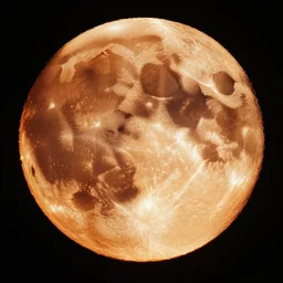 the moon of Mars on fire