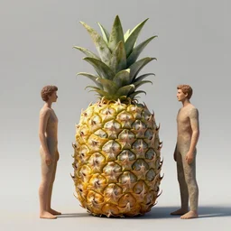 pineapple made of stone, by greg rutkowski and andreas rocha on artstation