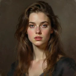 perfectly - portrait of a beautiful female french movies character, intricate, highly detailed, digital painting, loose brush strokes, realistic shaded lighting, artstation, concept art, smooth, sharp focus, illustration, realism, oil painting, unreal engine 5, 8 k, art by sam spratt and peter mohrbacher