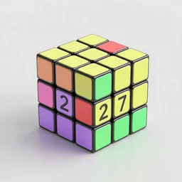 hologram of a 3 x 3 rubik's cube in 2 0 7 7, unreal 6, artstation