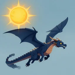 a dragon transporting the sun, 8 k, digital art, fantasy art, modernism, ultra detailed, make it look like it was created with dall - e 2