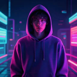 bulma in hoodie, portrait, vaporwave, synthwave, neon, vector graphics, cinematic, volumetric lighting, f 8 aperture, cinematic eastman 5 3 8 4 film, photorealistic