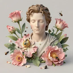 the platonic ideal of flowers, rotting, insects and praying of cletus kasady carnage davinci dementor chtulu mandala ponyo the last of us dinotopia watership down, fantasy, ego death, decay, dmt, psilocybin, concept art by greg rutkowski and simon stalenhag and alphonse mucha