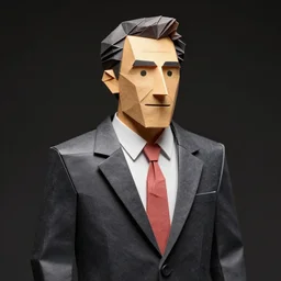 jerry seinfeld, made of origami ( stylized, artgerm, artstation, hd, cgsociety, cgi, realistic, dramatic, cinematic, artistic, trending, detailed )