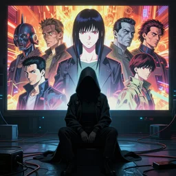 wires, dark cyberpunk the hacker sits in front of the big screen in the center, by ayami kojima, by francis bacon, by amano, by karol bak, greg hildebrandt, by mark brooks, by alex grey, by zdzisław beksinski, by takato yamamoto, wrapped thermal background, artstation, 8 k