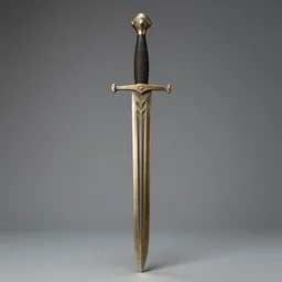 A bronze scimitar