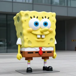 chipperfield, david sculpture of spongebob