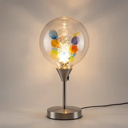 a table light designed by dale chihuly