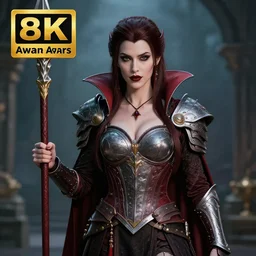 photo of a beautiful! vampire warrior queen highly detailed 8 k hdr smooth sharp focus high resolution award - winning photo