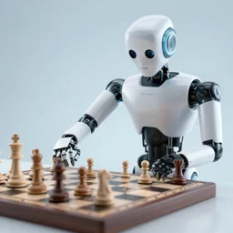 robot playng chess