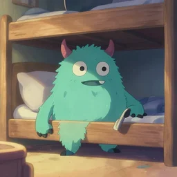 a monster living under the bed.