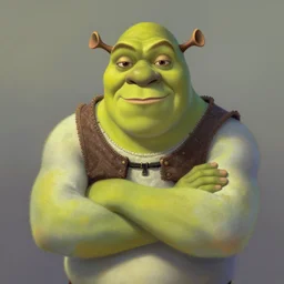 portrait of Shrek, dreamy and ethereal, expressive pose, peaceful expression, elegant, highly detailed, digital painting, artstation, concept art, smooth, sharp focus, by Alberto Vargas and Art Frahm and gil elvgren