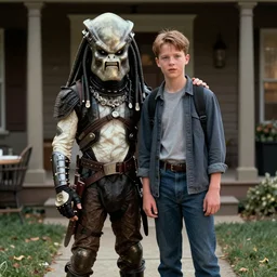 the movie home alone starring the predator starring macaulay culkin vfx film
