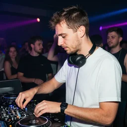 Jan Paweł Drugi at the techno party