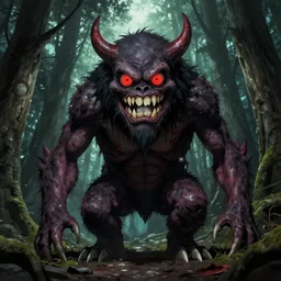a monster in the style of junji ito