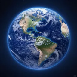 beautiful painting of the earth, highly detailed, crystal lighting, mystical, hyperrealistic, 4 k, unreal engine