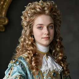 beautiful girl louis xvi style