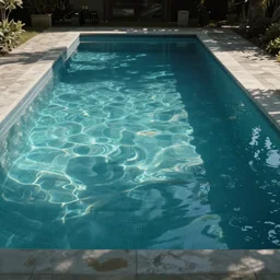 a never ending empty pool, liminal space, found footage, sharp focus