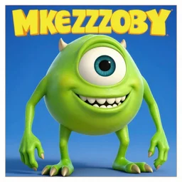 a poster of mike wazowski