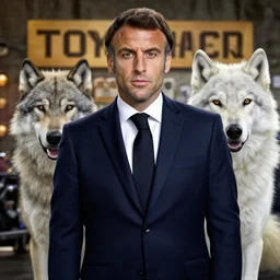 Emmanuel Macron in Wolf of Wall Street