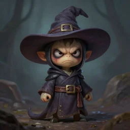 Gekko in a wizards hat and robe cover art, ultra wide lens shot , tiny, small, rage, short, cute and adorable, scary, brutal, pretty, beautiful, DnD character art portrait, matte fantasy painting, DeviantArt Artstation, by Jason Felix by Steve Argyle by Tyler Jacobson by Peter Mohrbacher, cinematic lighting